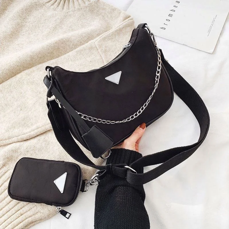 

Women Crossbody Bag Causal Luxury Handbags Women Bags Designer With Mini Pocket Luxury Brand Female Shoulder Messenger Bag, As picture