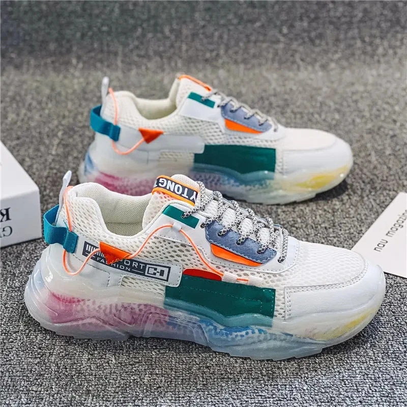 

Summer fashion sneakers platform shoes trend men's sneakers casual shoes men's men's 2021, 3 colors