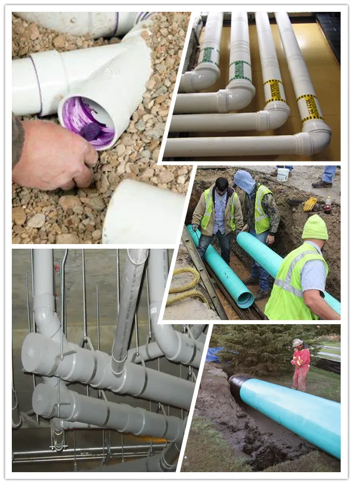 Large Diameter Sizes 200mm Plastic Rectangular Square Pvc Drainage Pipe