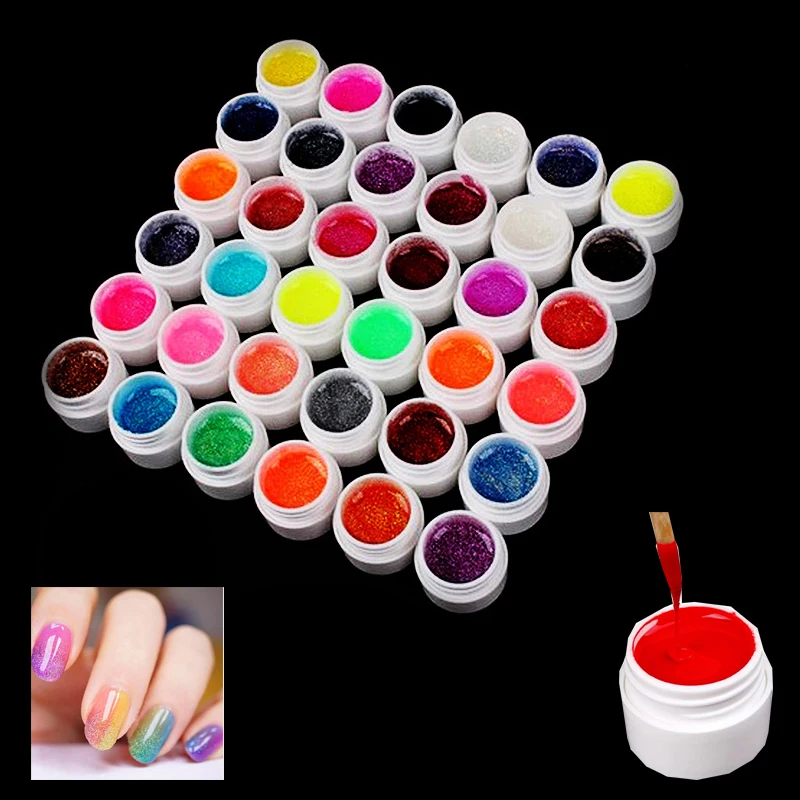 

Nail Art Tip Design Nail Gel 36 Colors 5ml Gel Paint Color Uv Gel Polish Wholesale