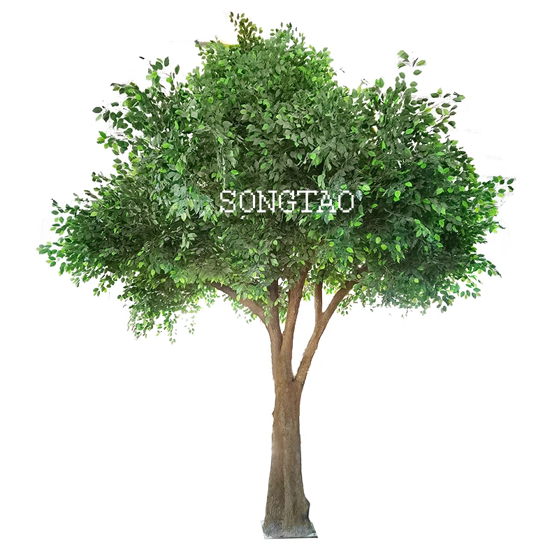

6 Meter Large Green Ficus Plant Artificial Oak Tree For Wedding