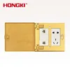 Ultra Thin Square Open Cover Type Floor Socket Box
