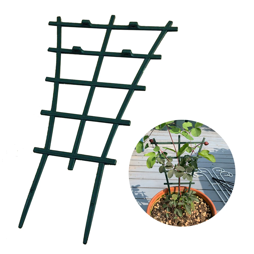 

2/4/6pcs Plant Stem Support Mini Flower Climbing Trellis Vegetable Supports For Courtyard Garden Indoor Outdoor Climbing Plants
