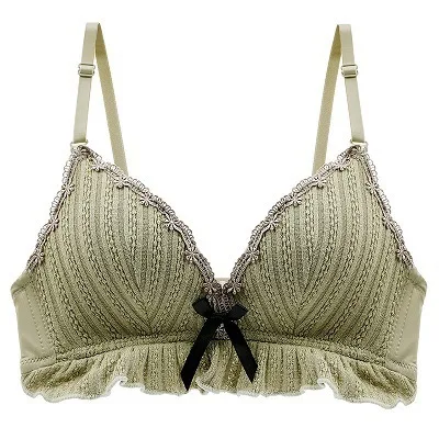 

Wholesale 2021New Hot sale summer women's thin wireless sexy polyester fiber triangle cup bra