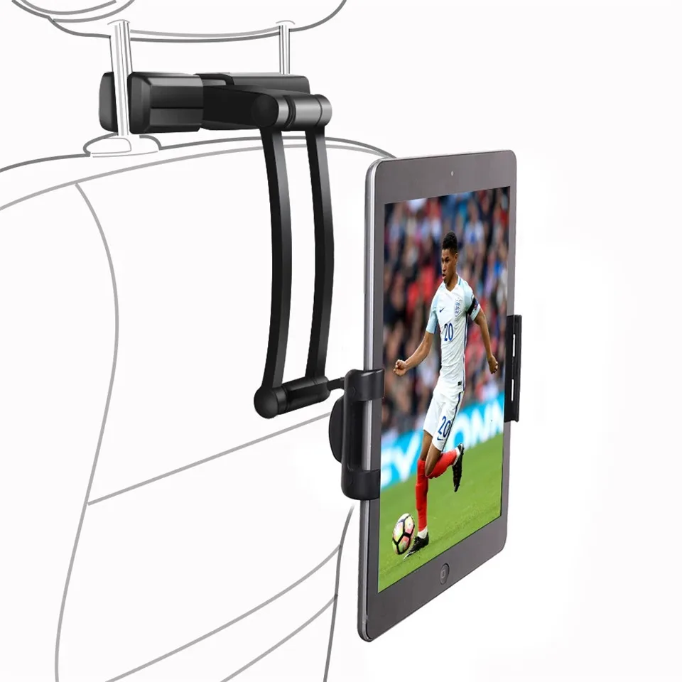

Telescopic Car Rear Pillow Phone Holder Tablet Car Stand Seat Rear Headrest Mounting Bracket for Phone Tablet 5-12 Inch