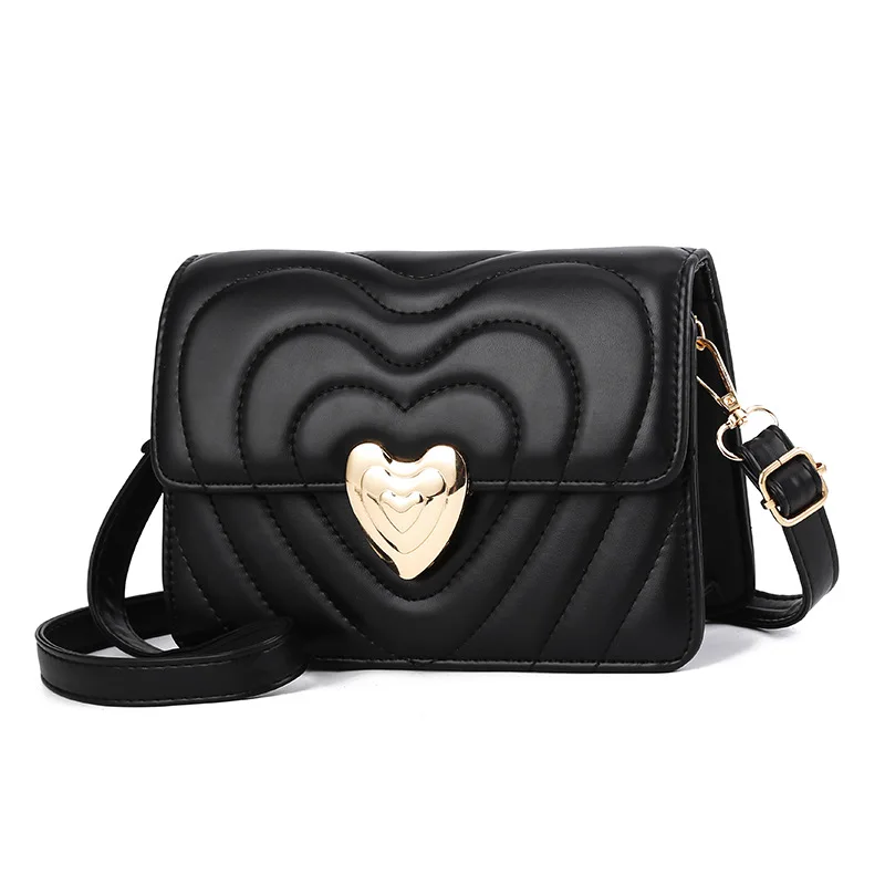 

Newest Fashion Purse Heart Lock Mini Bag Girls Sequin Handbag Bags Women Girls Handbags For Ladies 2021, As the photos