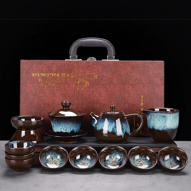 

european chinese drinkware ceramic porcelain pot gift coffee and tea cup sets, Blue
