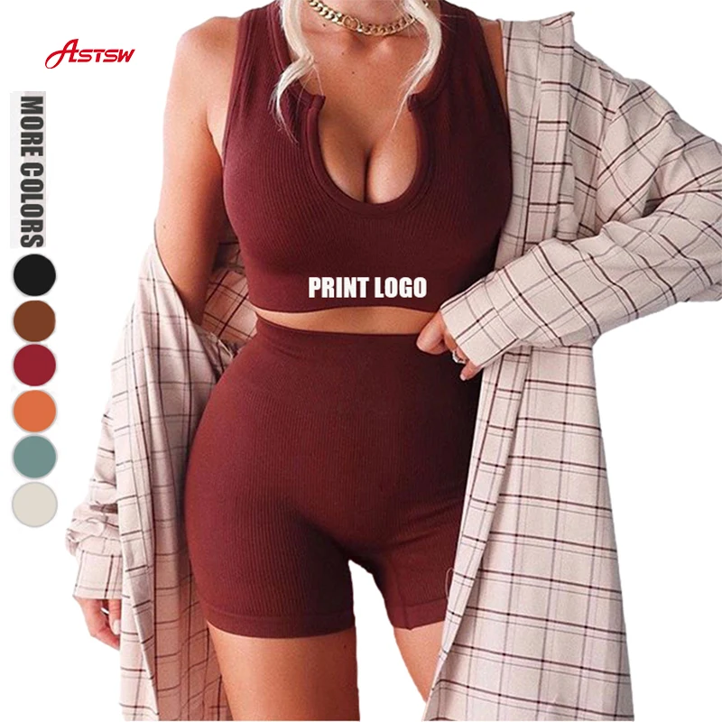 

Women's Yoga Sports Suit Gym Set Workout Clothing Athletic Active Fitness Activewear Yoga Suit Seamless Sportswear, Picture shows