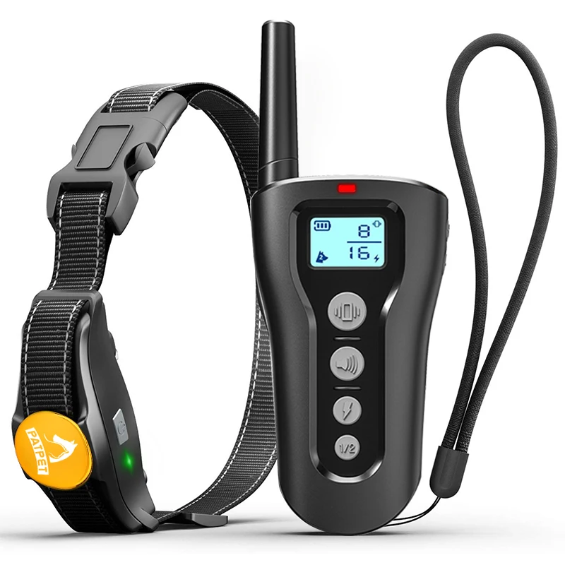 

Best recharge shock remote training dog collar rechargeable, Black/customized color