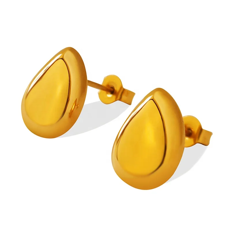 

Premium Titanium Gold Plated Drop Earrings Jewelry
