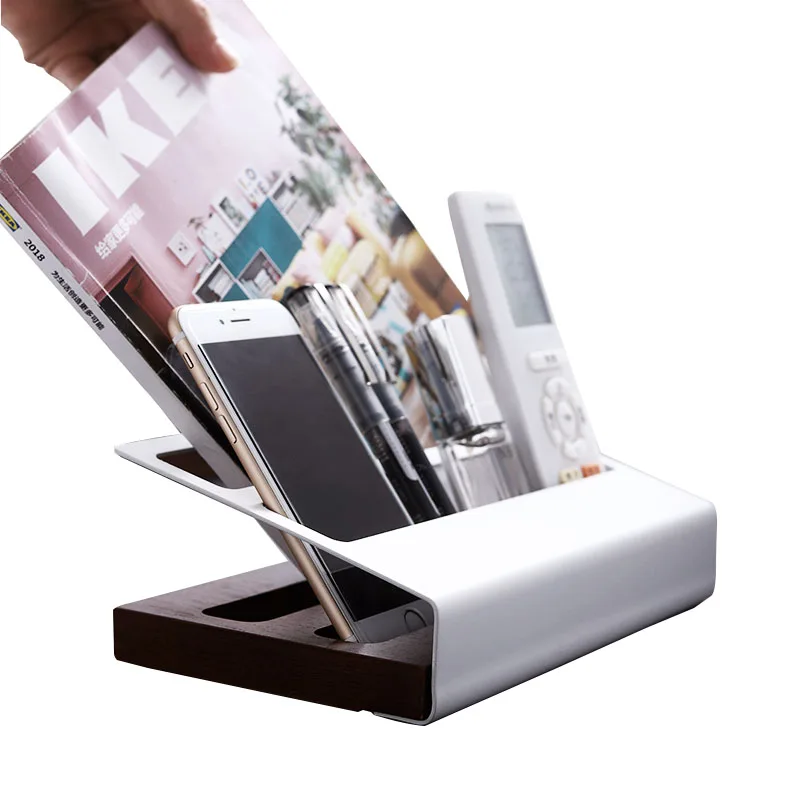 

Remote Control Mobile Phone Storage Holder Letter Desktop Organizer Rack Longer Bigger Size glass holder for living room