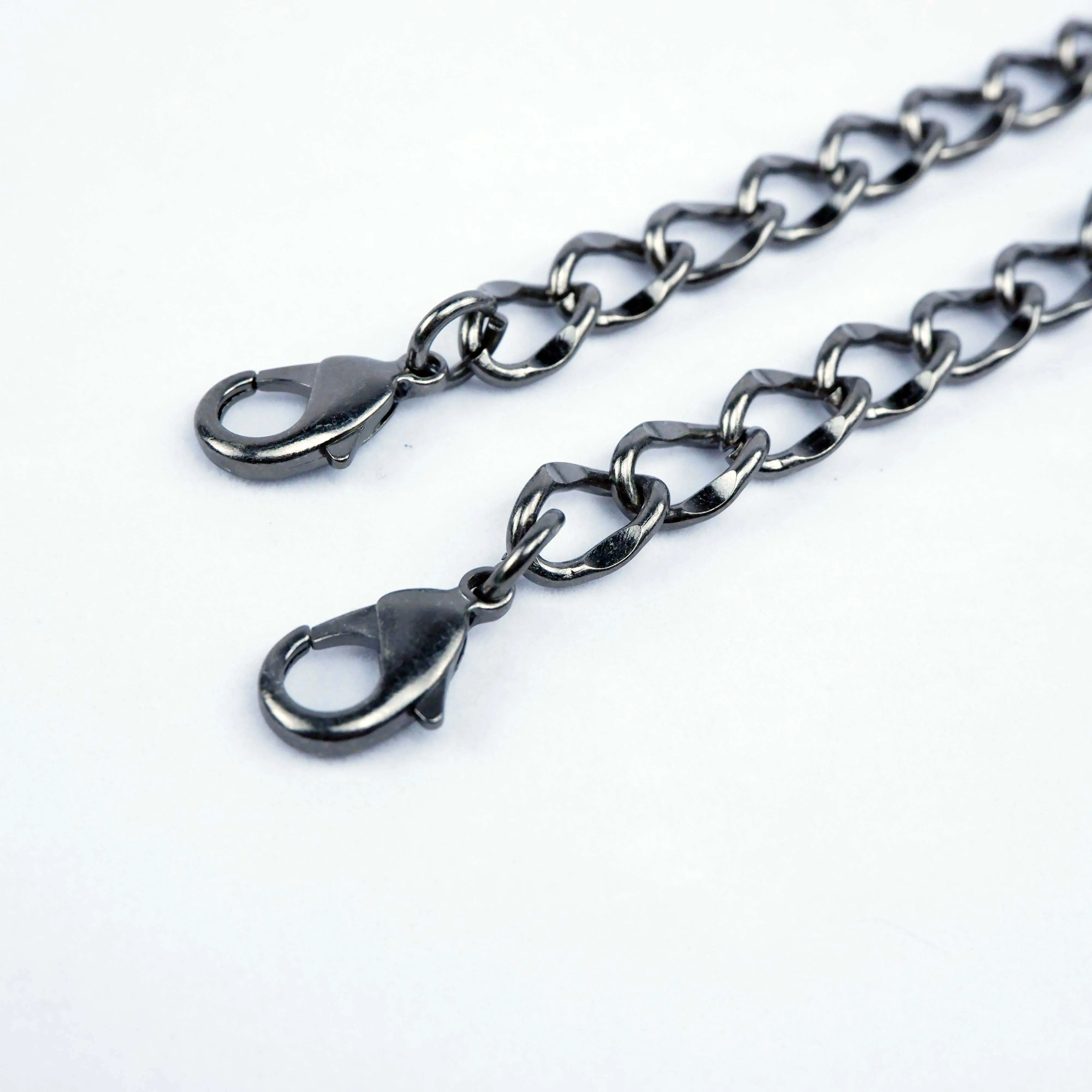 

Wholesale Gunmetal metal bag handle chain strap for handbags