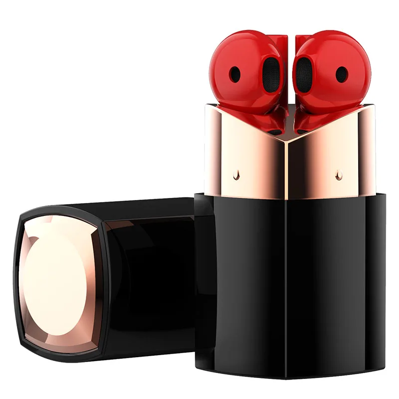 

Valdus Wholesale F1 Earphone Mini Bt 5.0 Noise Cancelling Lipstick Look Handfree True Stereo Wireless Earphones
