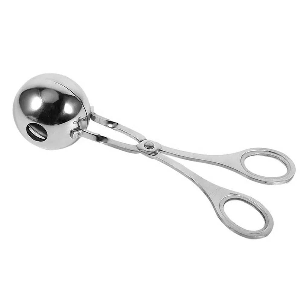 

Meat Ballers Mold Scoop Tool Stainless Steel Meatball Maker Tongs Kitchen Meatball Maker With Non Slip Handle