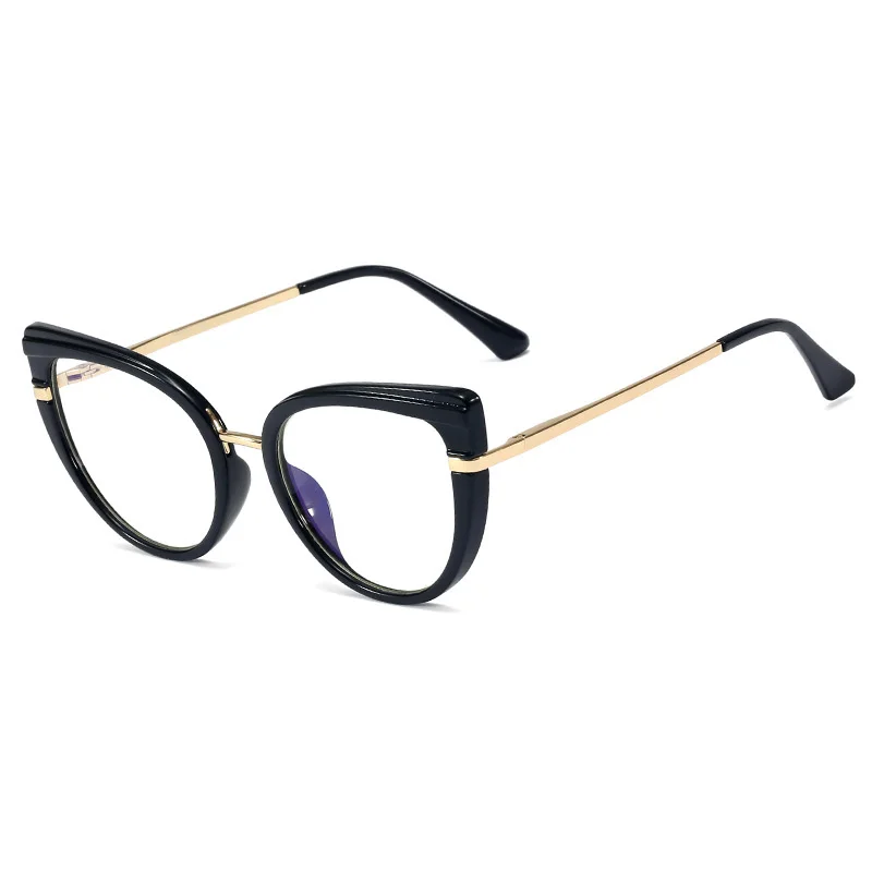 

Lbashades Retro Cat Eye Female Anti blue Ray Glasses Metal Frame Tr90 Women Computer Eyewear