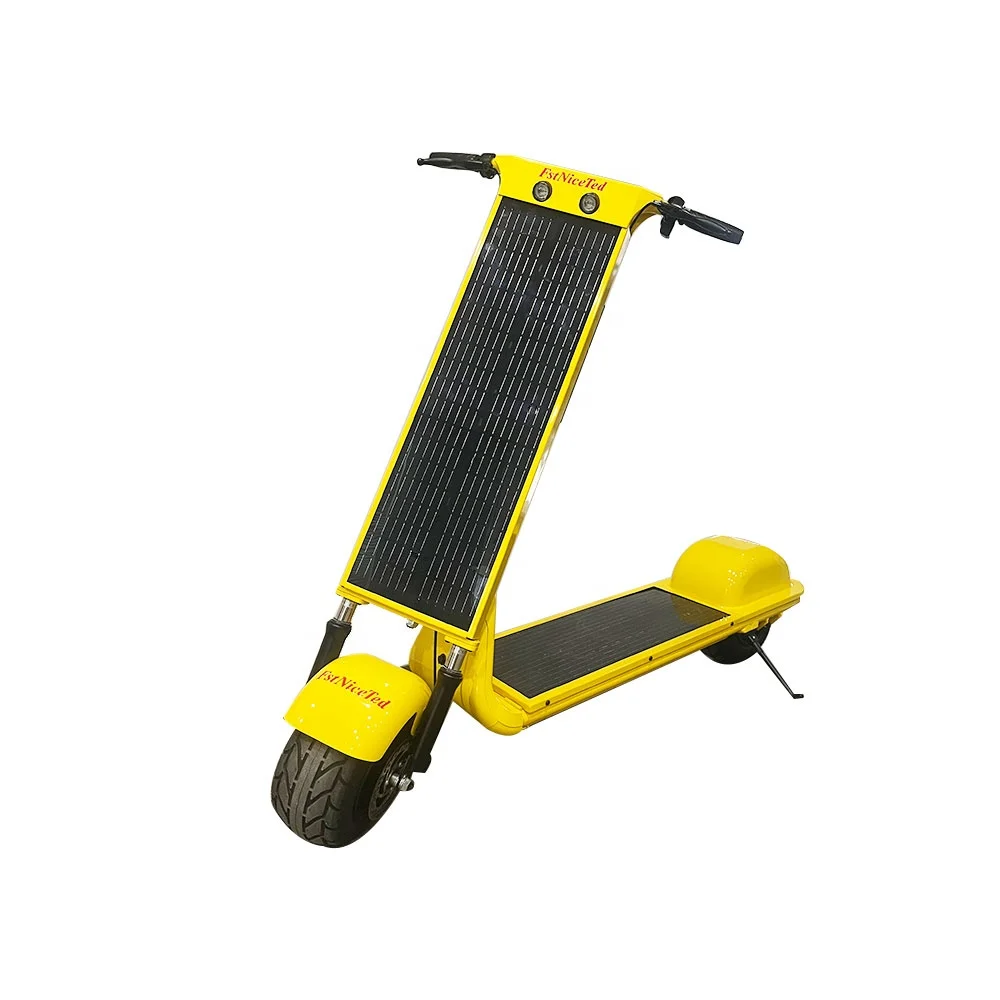 

Dropshipping free shipping New USA Stock Waterproof folding Solar Energy Solar Panels motor bike solar powered electric scooter