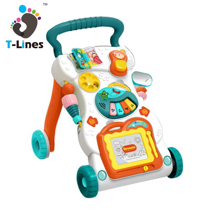 

Wholesale cheap plastic push cart electric baby walker toys