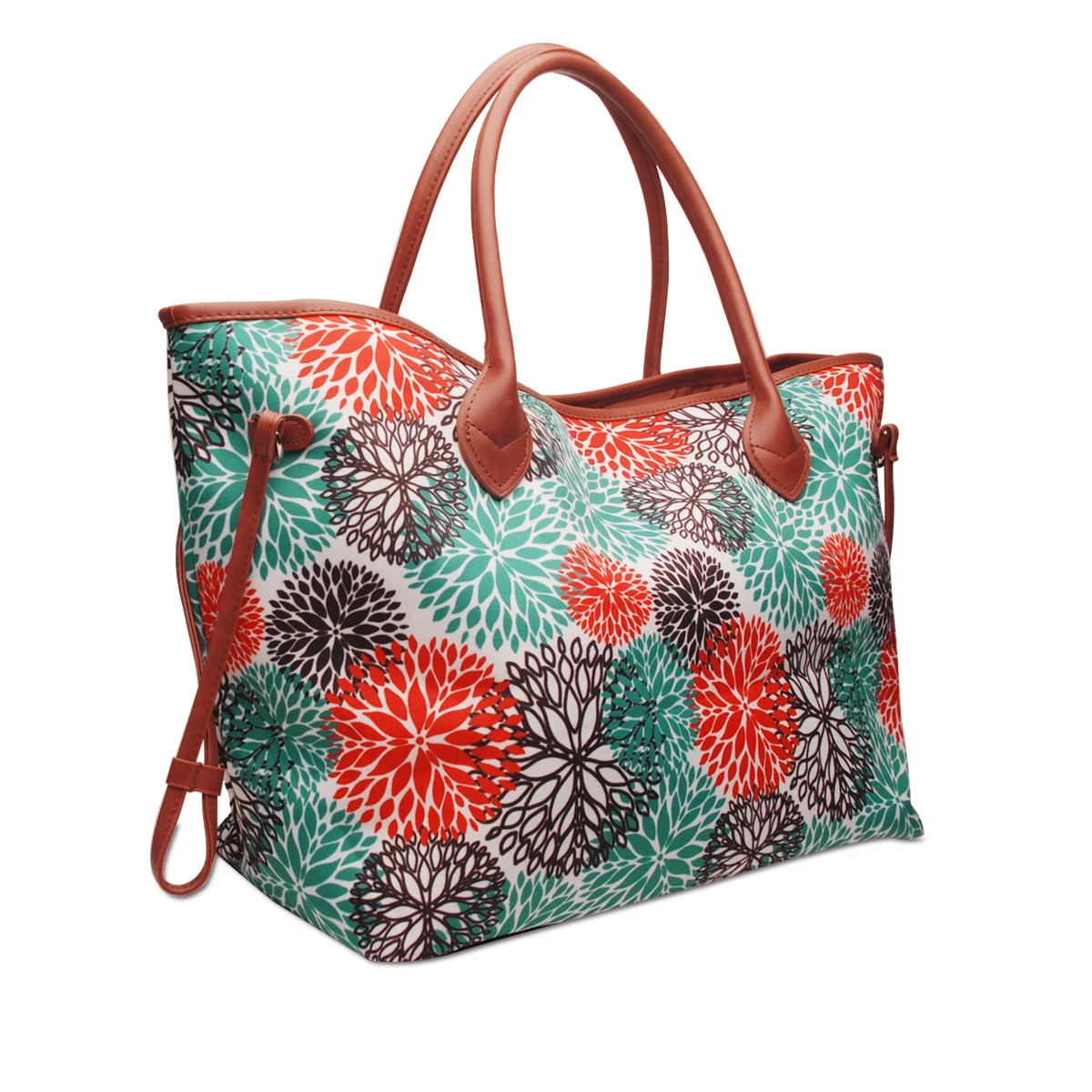 

DOMIL 1851 summer amorous feelings Bag Set Large Size Overnight Weekender Canvas Shopping Handbags for Women