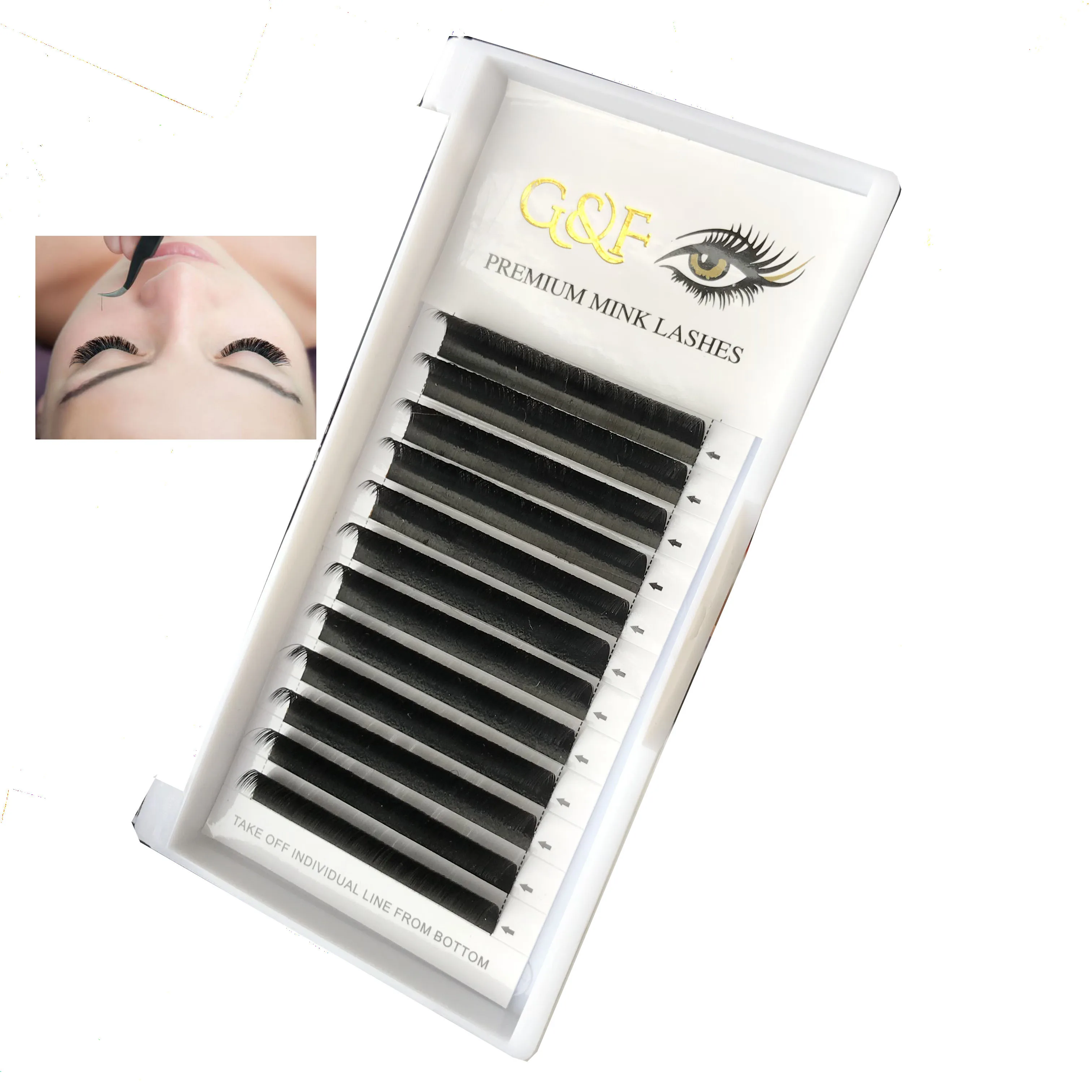 

Classic 0.03 0.05 0.07mm Eye Lash Faux Mink Individual Eyelashes siberian mink Extension Supplies Eyelashes, Natural black