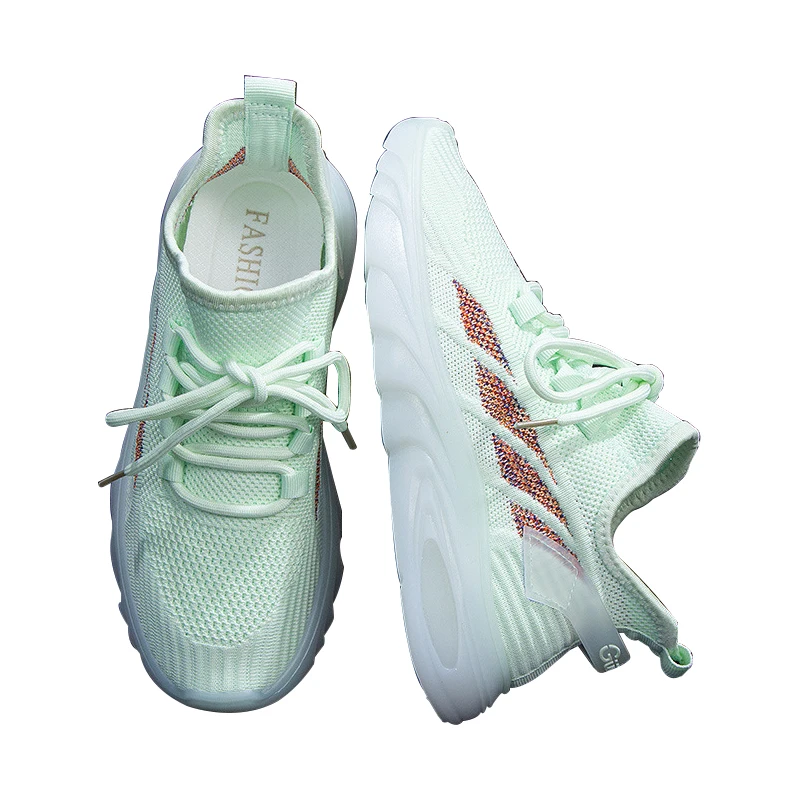

High Quality Fashion Trend Sneakers Walking Ladies Casual Sport Shoes Running Casual Women Shoes, As picture,or custom