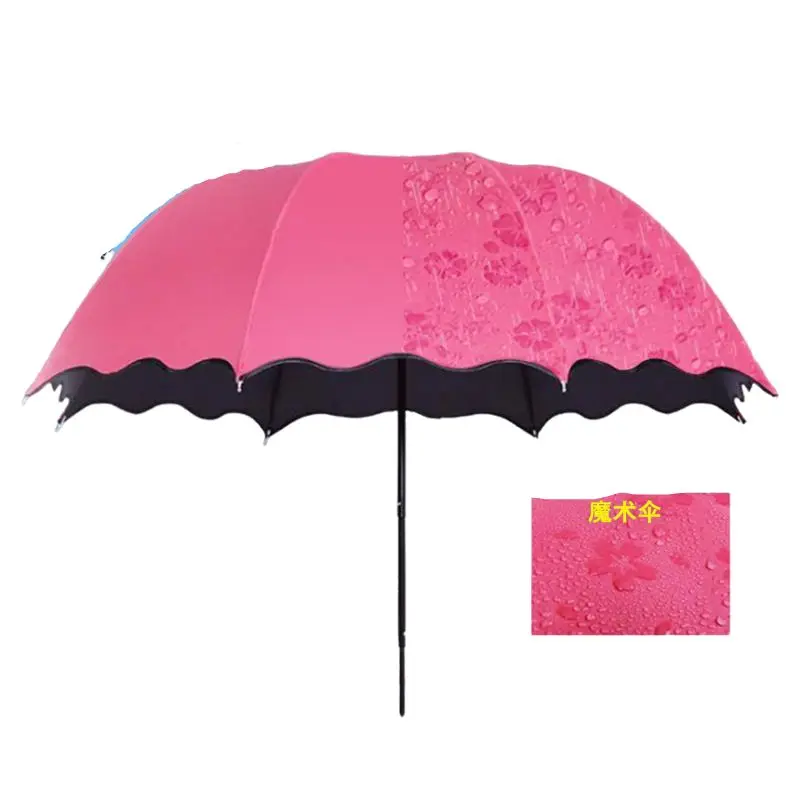 

New manual folding dual-use umbrella for sun and rain