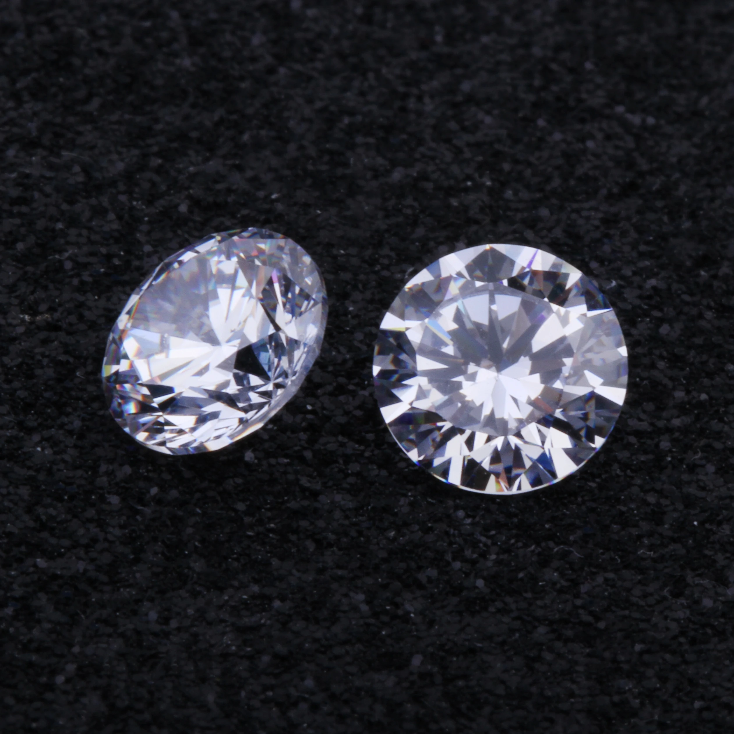 NATURAL WHITE ZIRCON Loose  LOT of 20PCS.Round Cut  1.1 to 1.2 mm GEMSTONES 