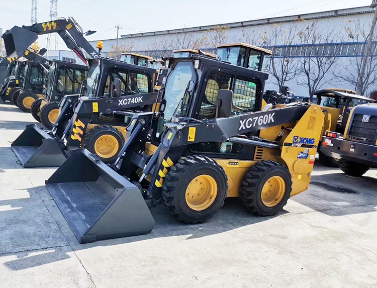 
XCMG XC760K 1 ton mini skid steer wheel loader 