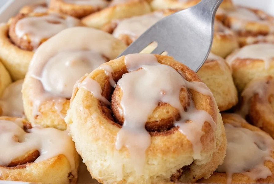Step-by-step process for making ooey gooey cinnamon rolls