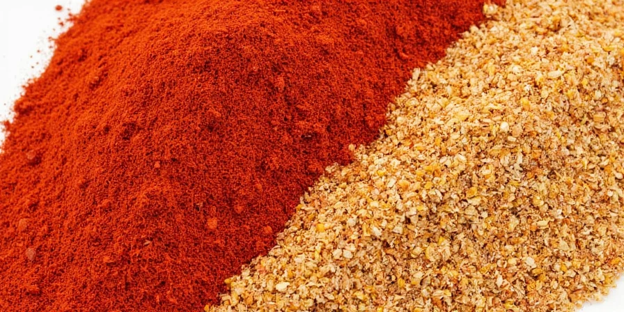 Color, smoke, and heat wheel for paprika substitutes