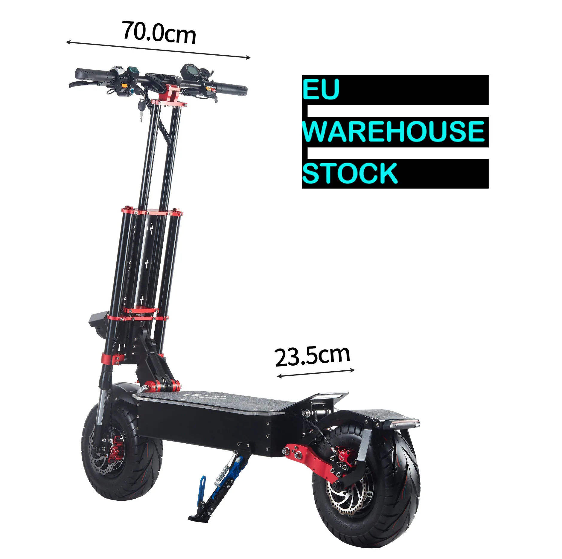 

Eu warehouse stock off-road tires 2021 new design dual motor 5000w electric scooter electric X5