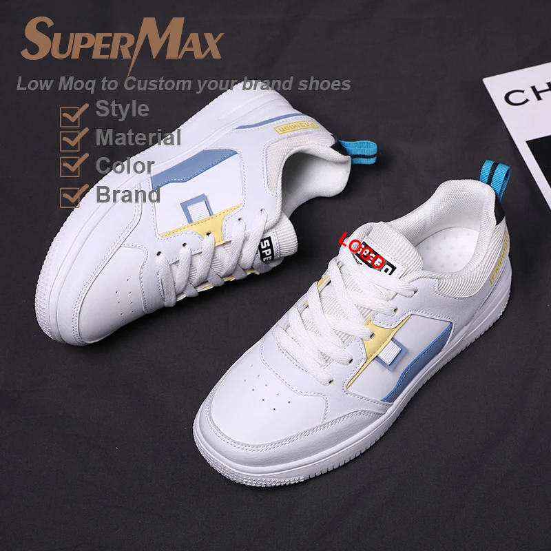 

Women Platform Chunky Sneakers Fashion white Shoes Brand Flat Casual Shoes Woman pu Lacing Vulcanized skateboard Tennis Female