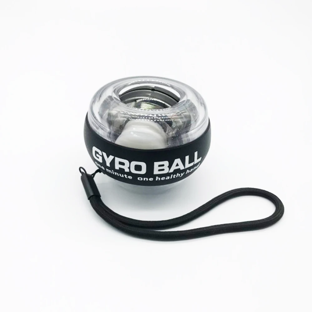 

With LED Flash Light Low MOQ Auto Start Hand Fore Arm and Wrist Force Power Strength Wrist Ball Exercise Fitness Gyro Ball