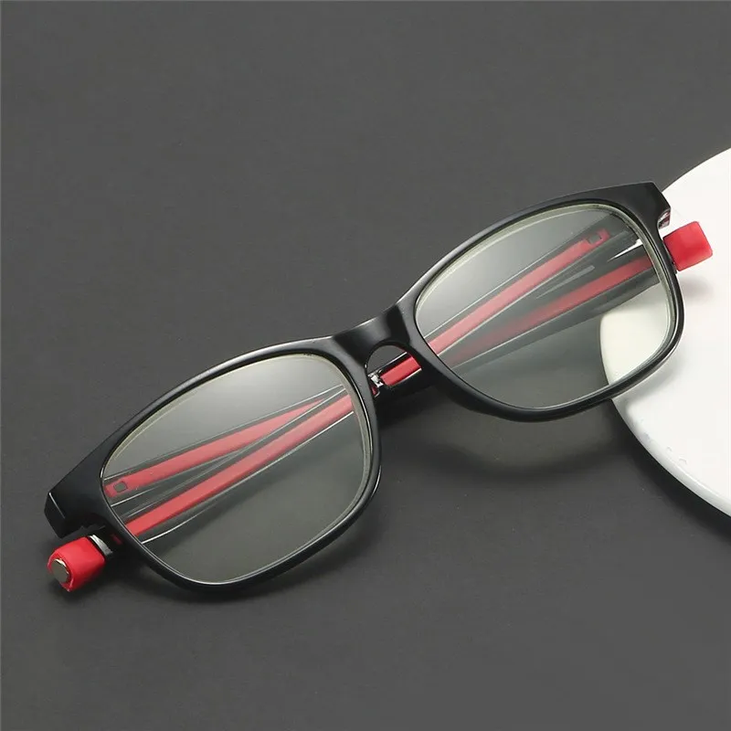 

Fashion Retractable Legs Hanging Neck Reading Glasses HD Anti Blue Reading Glasses Men