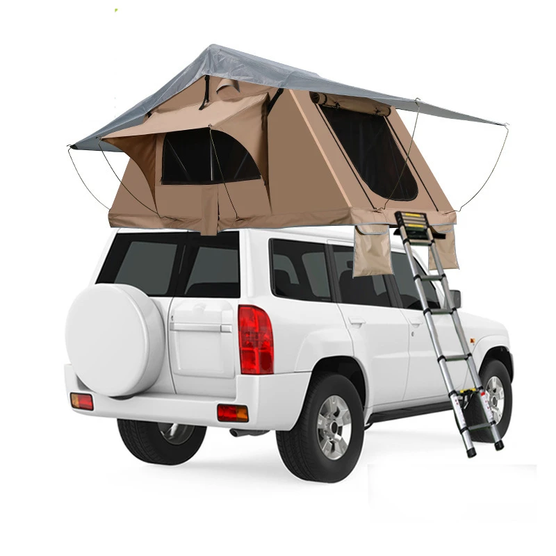 

1.4m roof top camping car tent annex room, Military green/dark grey/khaki