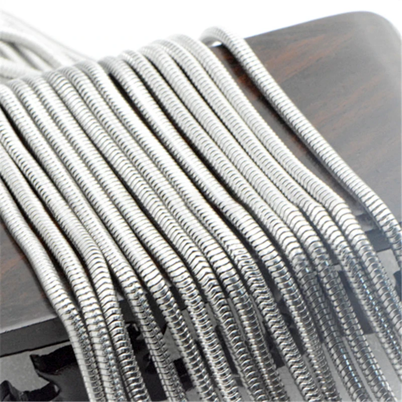 

XuQian Hot sale Women Men Twist Rope Snake Chain for Jewelry Making, Steel