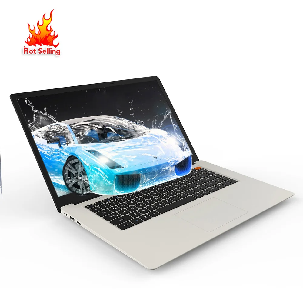 

Free Shipping Cheap 15.6 Inch Slim Laptop Full HD 1920*1080 IPS 2.3GHz Notebook Computer In Stock, White/silver/black