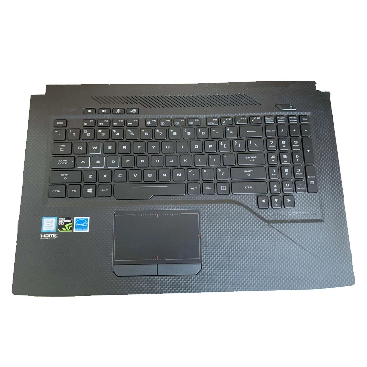 

HK-HHT New for Asus ROG Strix GL703 GL703GM GL703GS GL703GE laptop US Keyboard with cover