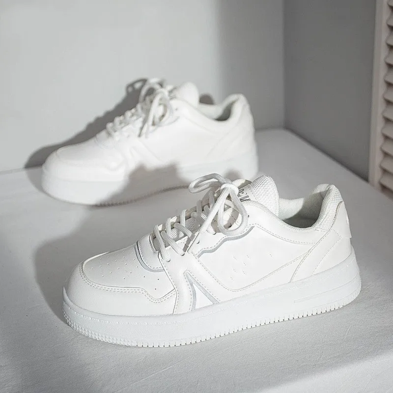 

Casual Style Platform White Shoes Women White Sport Shoes