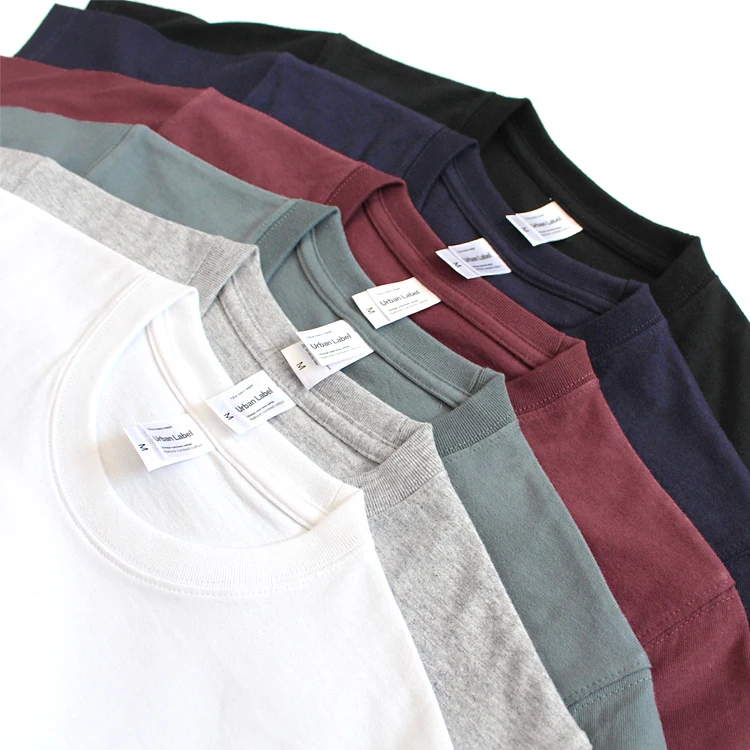 

YLS New Arrival Blank Tshirts With Logo Custom Logo Printed Regular Fit 265GSM Heavyweight T-shirts For Men 100% Cotton