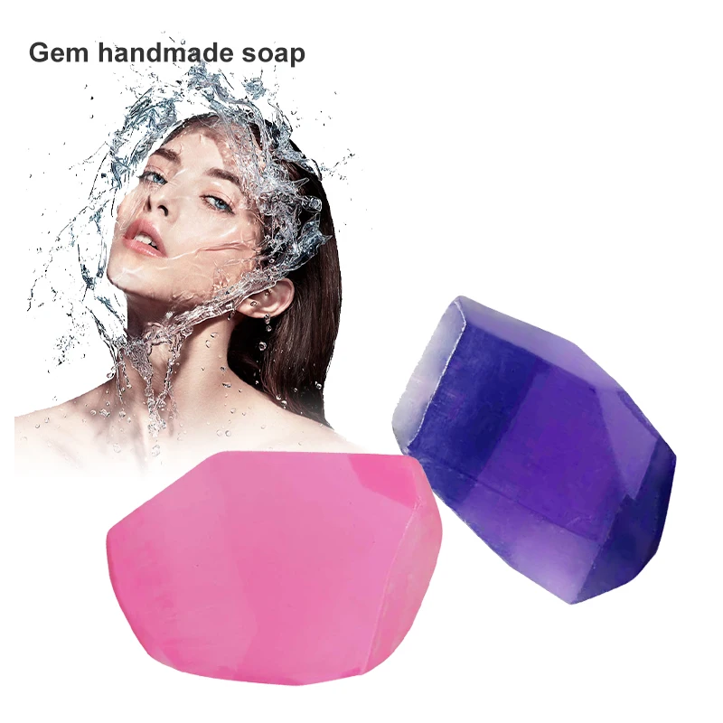 

Natural Organic Soap Jabon De Tocador Face Cleansing Care Moisturizing Acne Removal Crystal Soap Skin Whitening Handmade Soap