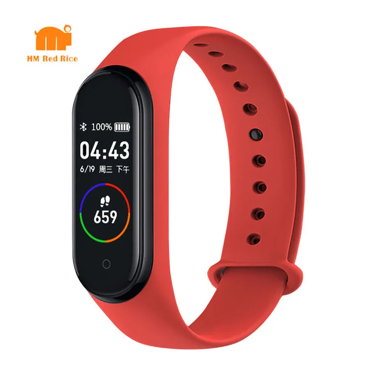 

Best Selling Watch M4 smart bracelet fitness tracker sports smart wristband watch waterproof touch screen 0.96'', Black,dark blue,red,pink