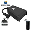Wireless WiFi Outdoor Smart Plug 1 In 3 Out Remote Control Outlet Switches Lights Timer Socket On/Off Works