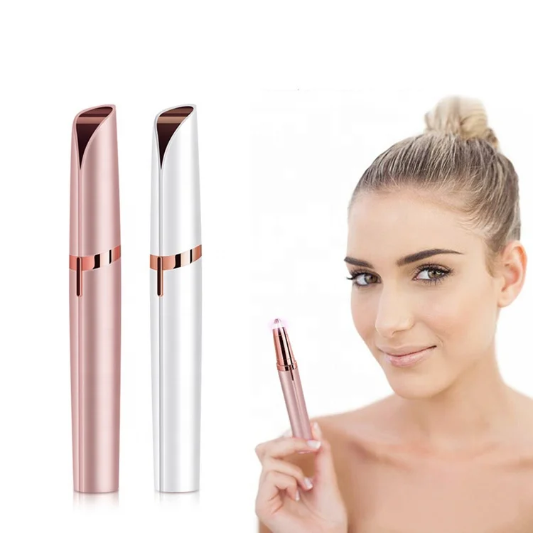 Shipping saving Portable eyebrow trimmer electric Hair Remover Facial Hair Trimmer for Women Electric Eyebrow Trimmer Epilator