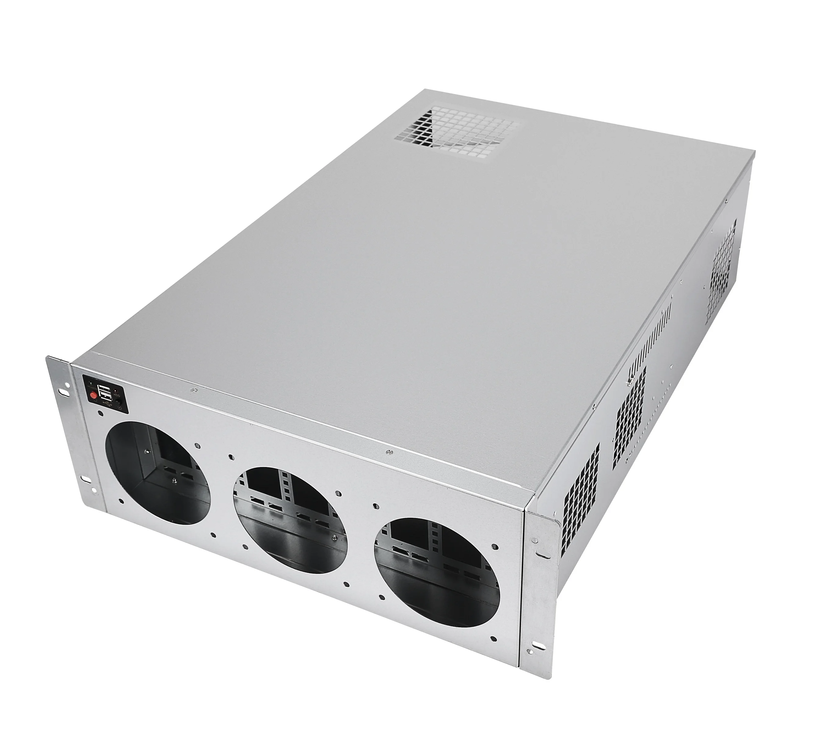 

4U rackmount chassis 8 GPU rack bitcoin miner case OEM GPU mining case