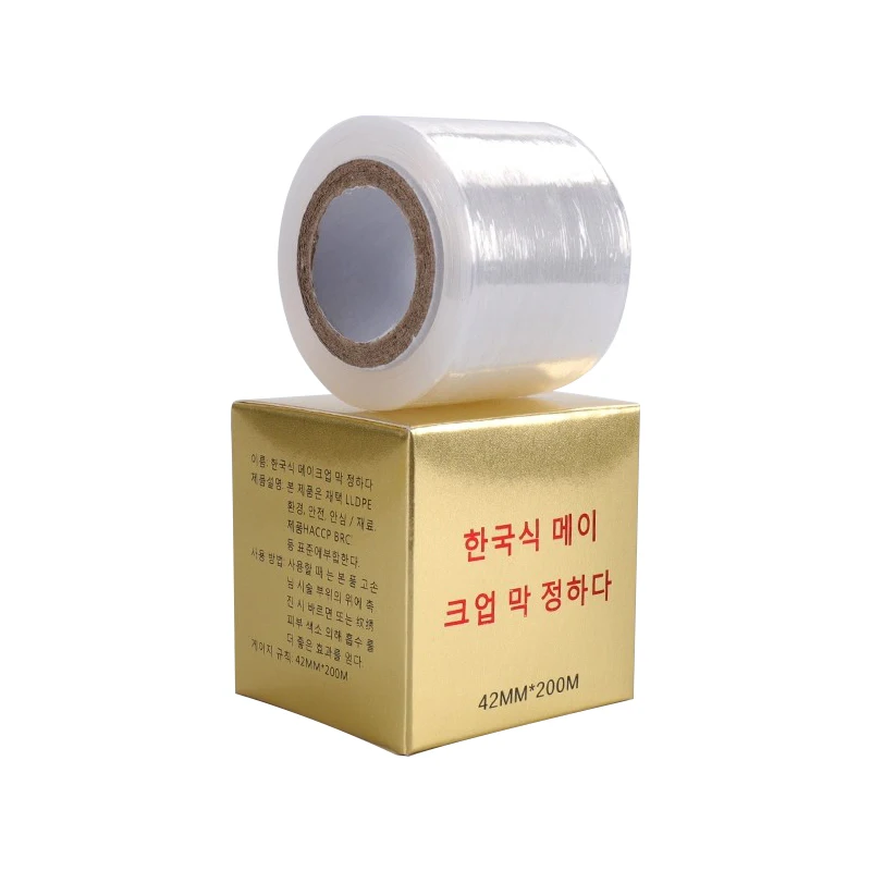 

Wholesale Tattoo Plastic Wrap 42mm*200m For Microblading Permanent Makeup Preservative Film Eyebrow And Lip Cover