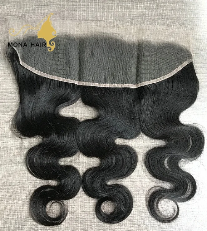 Top Tangle Free transparent lace frontal hair pieces raw indian remy hair lace frontal 13x4,hd frontal,hd lace frontal