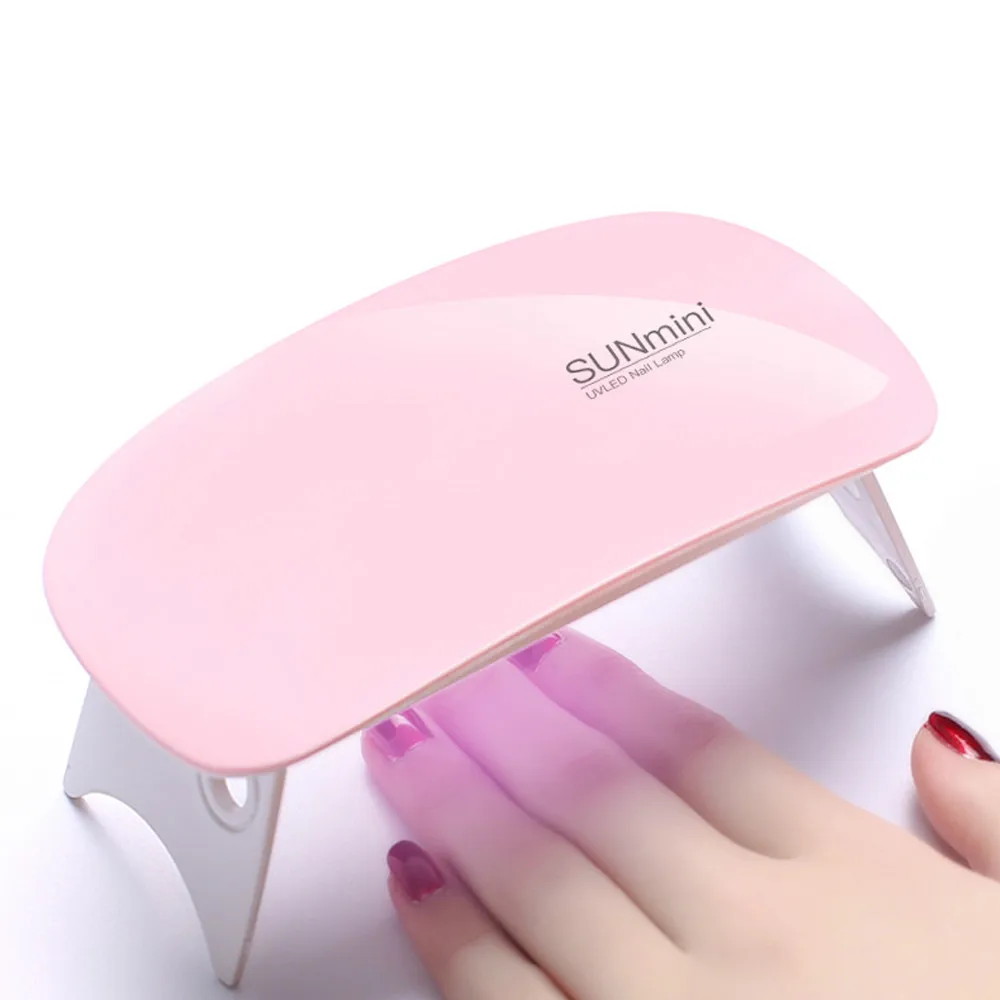 

Nail Lamp 6w Mini Nail Dryer White Pink Interface Very Convenient Home Use Uv LED Lamp Portable USB Professional Nail Dryer