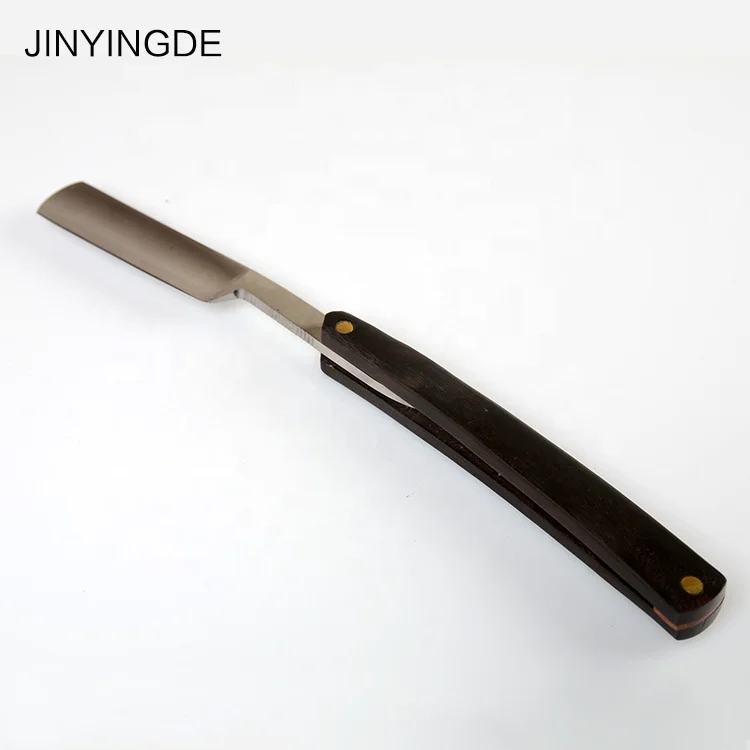 

No Disposable Barber Razor Straight Shving Razor Stainless Steel Blade, Customized