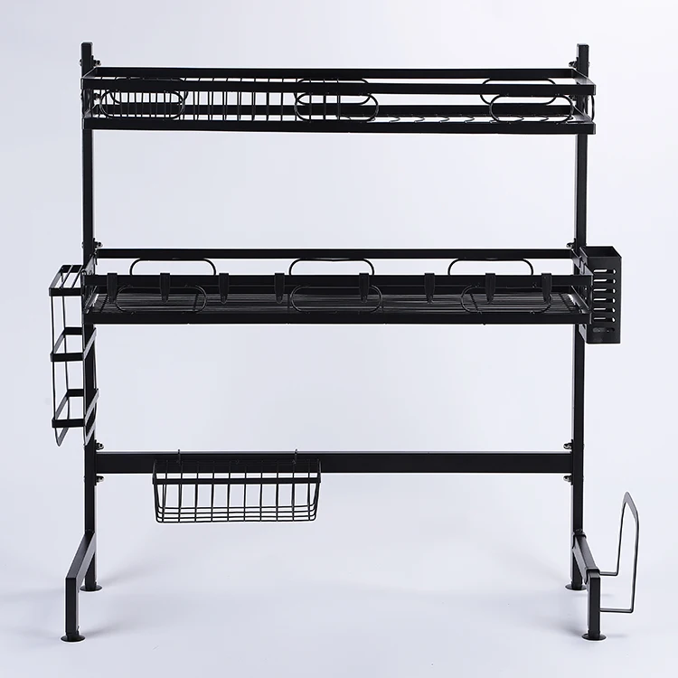 

High Quality Adjustable Stainless Steel Expandable Dish Drying Rack Over Sink