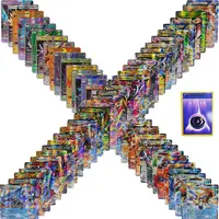

Free shipping 100 pokemon cards TCG Style EX Full Art 60 EX Cards 20 Mega EX ,20 GX ,1 Energy poker playing Flash cards